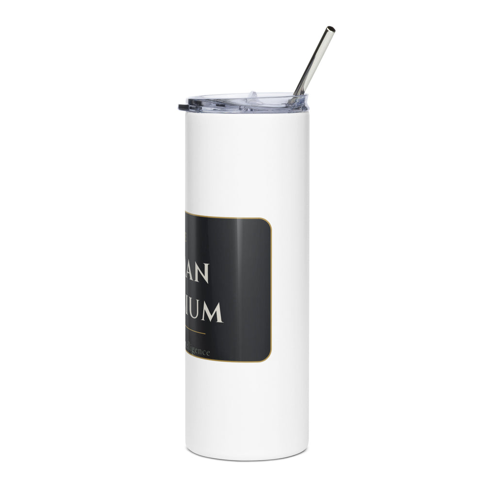 The Human Premium insulated tumbler, lid detail
