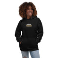 The Human Premium Unisex Hoodie in Ink Black, front view